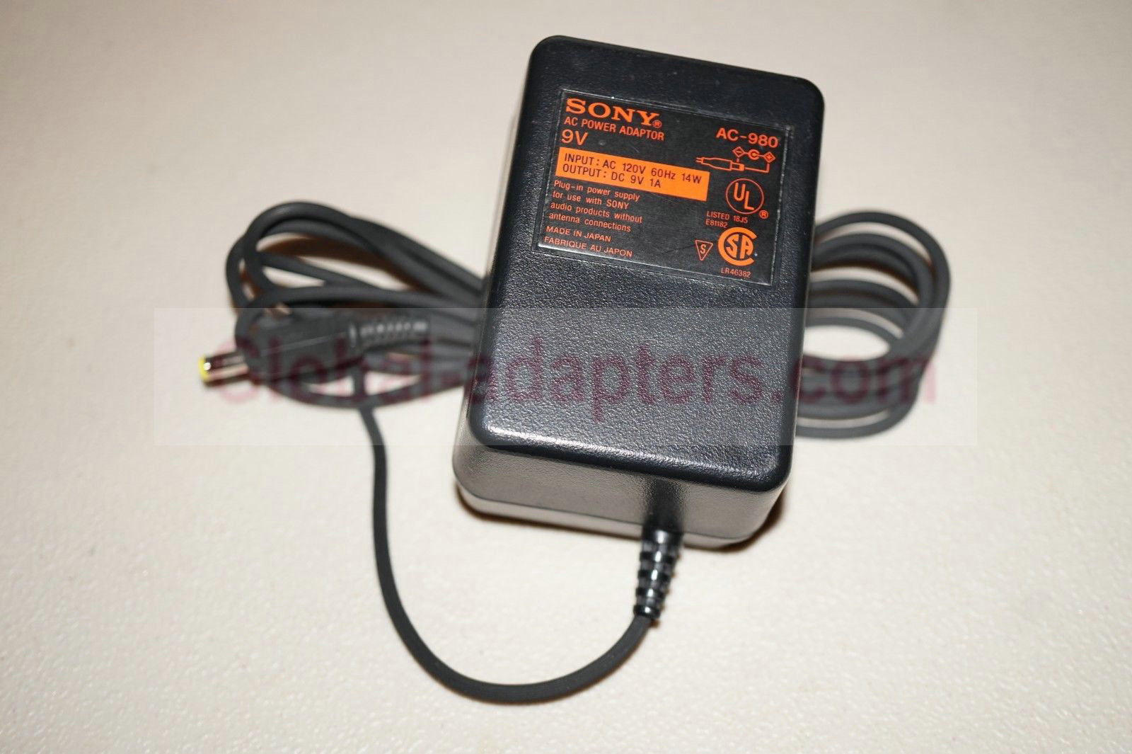 New 9V 1A Sony AC-980 AC Power Adapter - Click Image to Close